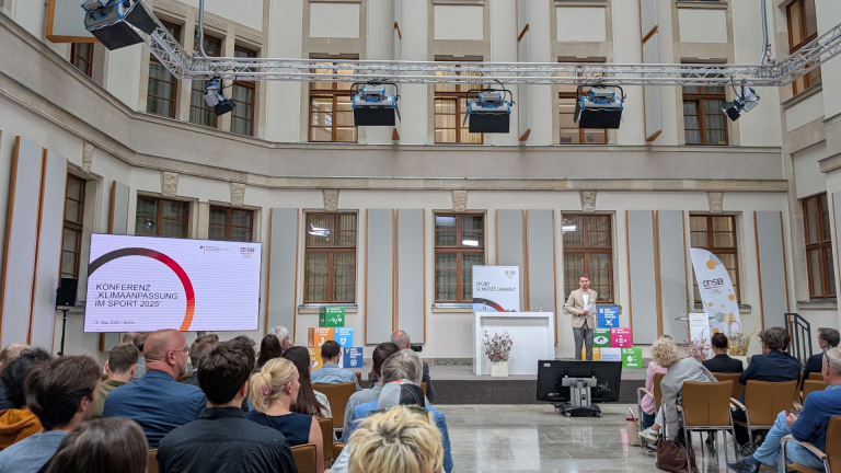 Konferenz „Klimaanpassung im Sport 2025“